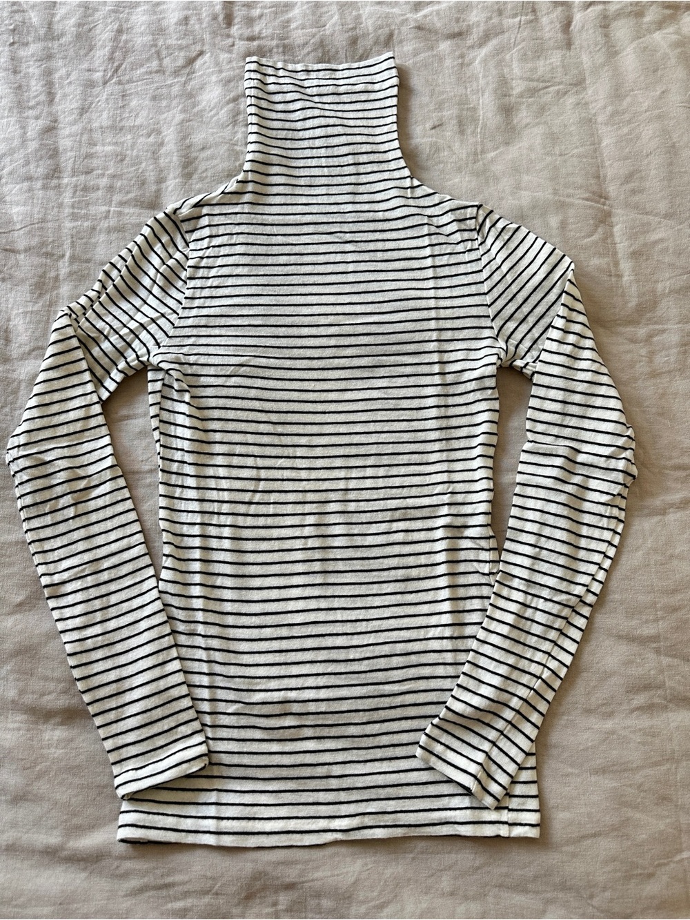 Club Monaco Julie Turtleneck Sweater Striped XS